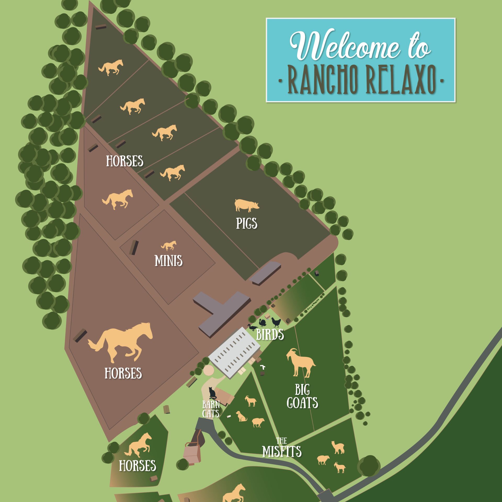 Rancho Relaxo Brand Assets - Shannon Lutz